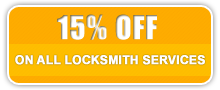 15% off on all locksmith services